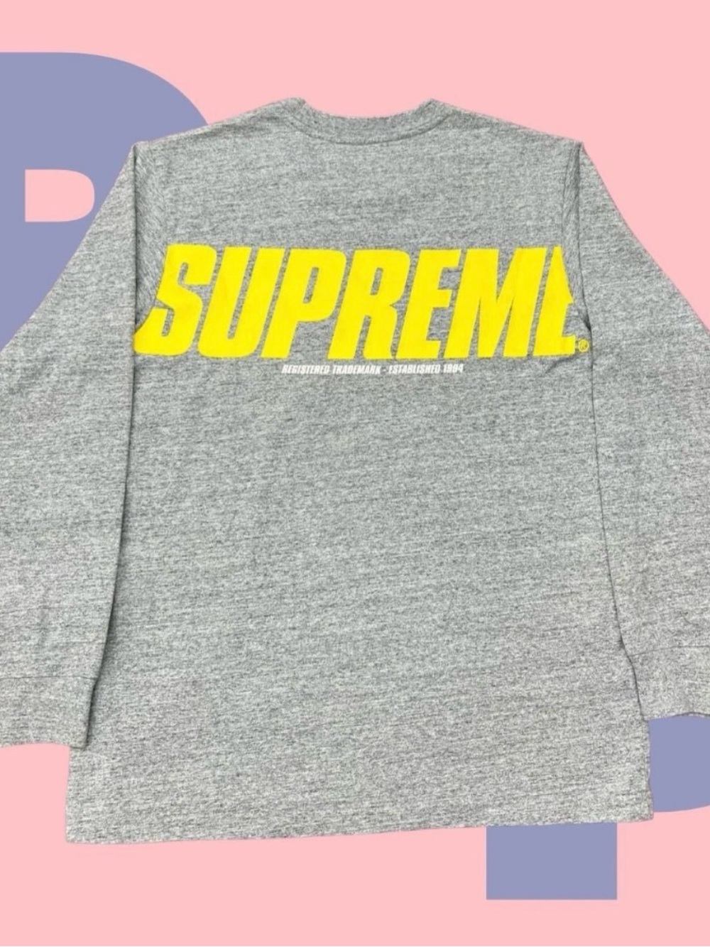 Supreme Trademark L/S Top (Large)